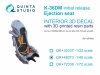 Quinta Studio QR+48073 K-36DM (initial release) ejection seat (for Su-17M3/M4/UM3/22, Su-24, MiG-29 9-12 Early aircraft) (All kits) 1/48